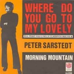 Where Do You Go To My Lovely Lyrics And Music By Peter Sarstedt Arranged By Phillyblueyesuk smule