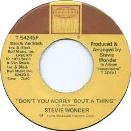 Don T You Worry Bout A Thing Lyrics And Music By Stevie Wonder Arranged By Alicia Clamita