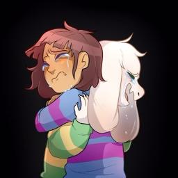 His Theme Frisk Asriel Duet Lyrics And Music By Suri0okami Arranged By Foxxieee
