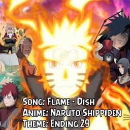 Naruto Shippuden Ending 29 Flame Lyrics And Music By Dish Arranged By Shunwolff