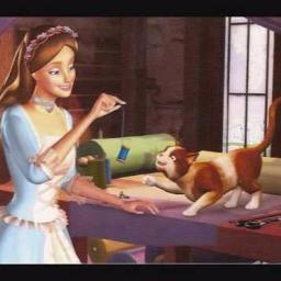 barbie princess and the pauper cat