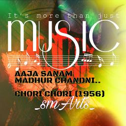 Aaja Sanam Madhur New Clean Track Lyrics And Music By Chori Chori 1956 Lataji Manna Dey Arranged By Smarts smule