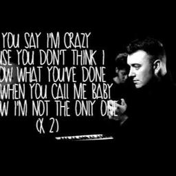 I M Not The Only One Lyrics And Music By Sam Smith Arranged By Youngbernie