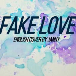 Short English Cover Fake Love Lyrics And Music By Bts 방탄