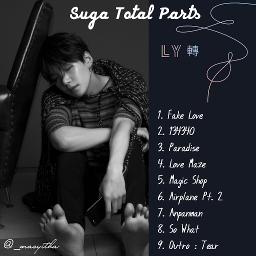 Suga Parts Ly Tear Album Lyrics And Music By Bts Suga Arranged By Masyitha