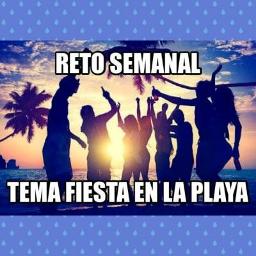 Download Tema de fiesta en la playa Desktop Wallpaper Free