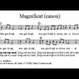 Magnificat Canon Latin English Lyrics And Music By Taize Taize Community Arranged By Sil Sil This track is on the following album magnificat canon latin english