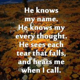He Knows My Name Lyrics And Music By Maranatha Singers Arranged By Godlovesme 1st he knows my name lyrics and music by