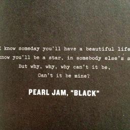 Black Lyrics And Music By Pearl Jam Arranged By Adeena Ev