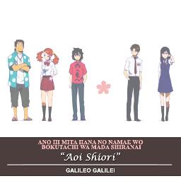 Anohana Aoi Shiori Tv Size Lyrics And Music By Galileo Galilei Arranged By Saya01