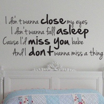 I Don T Want To Miss A Thing Lyrics And Music By Aerosmith Arranged By Sirpaaaps