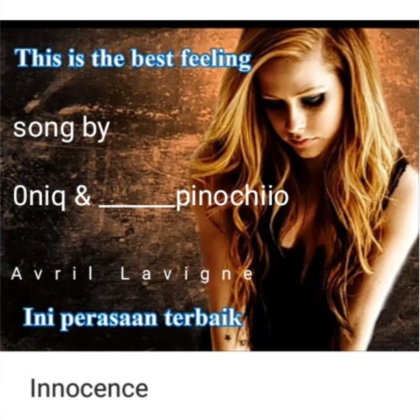 Innocence Lyrics And Music By Avril Lavigne Arranged By 0niq smule