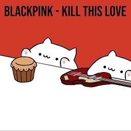 Cat Cover Kill This Love Lyrics And Music By Bongo Cat Arranged By Kleopator - blackpink roblox id kill this love